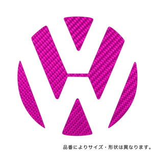 HASEPRO (ハセプロ) マジカルカーボン 【リアエンブレム】 (ピンク) V.W GOLF 7 CEV-4P