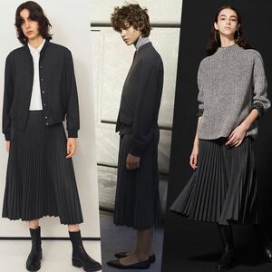 Theory 22AW 完売 アコーディオンプリーツスカート 新品