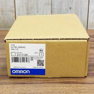 ●【AH-03272】未使用品 OMRON オムロン アナログ入出力ユニット CJ1W-AD042 【レターパックプラス・送料全国一律520円可】