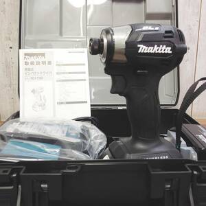 【AH-03450】新品未使用品 makita マキタ 充電式インパクドライバ 18V6.0Ah バッテリ2個+充電器 TD173DRGXB フルセット