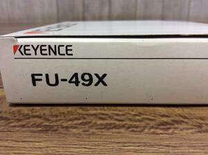 ●【AH-02727】未使用保管品 KEYENCE キーエンス ファイバユニット 反射型 3個セット FU-49X【レターパックプラス・送料520円可