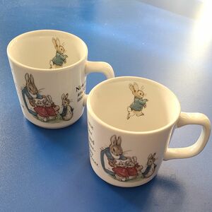 【旧刻印】WEDGWOOD ウェッジウッド ピーターラビット マグカップ　2個セット