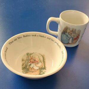 WEDGWOOD ウエッジウッド　ピーターラビット　シリアルボウル&マグカップセット