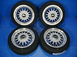 【H】BBS RG073 14インチ 6.0J +45 4H PCD100 ハブ径φ54mm GOODYEAR LS2000Hybrid2 165/55R14 2023年製(新品) ダイハツ スズキ 軽自動車