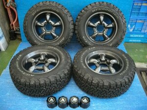 【H】RAGUNA JYDO 17インチ 8.5J +27 6H PCD139.7 BFグッドリッチ All-Terrain T/A KO2 LT265/65R17 120/117S 2018年製 プラド サーフ