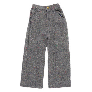  old clothes Kids tweed pants navy base Vintage size inscription :- gd74546