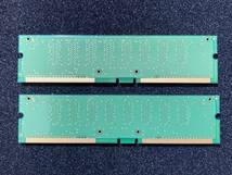 【ジャンク】RAMBUS 800-40 256MB/8 2本セット：BUFFALO RD800/4-256M×2 G100 S110 バッファロー RDRAM ラムバスメモリ 2枚組_画像2