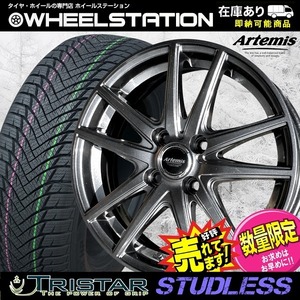 新品 ホイール+スタッドレス 175/65R15　アクア/ヴィッツ/スペイド/カローラフィールダー/フィット/クロスビー/イグニス/スイフト他