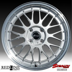 ■ 新製品, ステルスレーシング ME02 ■ スペシャルサイズ,軽四用 16in/幅広リム6.0J　Hankook 165/45R16 タイヤ付4本セット