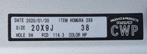 ☆超美品 RAYS HOMURA ホムラ 2X9 8.5J/9J/20インチ タイヤ付4本セット☆_画像9