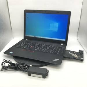 【良品】 レノボ Lenovo ThinkPad E570 CPU Core i5-7200U RAM12GB SSD256GB+HDD1TB 15.6型 カメラ DVD Windows10 中古 PC ノートパソコン