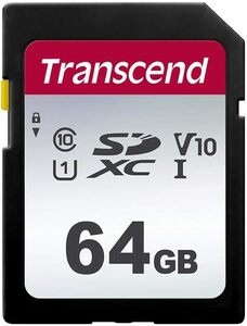 トランセンド SDカード 64GB UHS-I U1 V10 Class10 (最大転送速度100MB/s)【データ復旧ソフト無償
