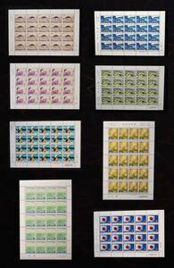 未使用 記念切手 日本の歌シリーズ 第3集 第4集 第5集 第6集 1980年発行 送料無料