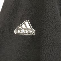 ▼新品【メンズXL(O)】 アディダス シェルパフリース ゴルフにオススメ ボンバージャケット adidas MA-1 防風 保温 スリーストライプス_画像4