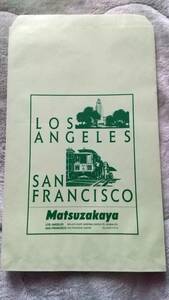 松坂屋 ロサンゼルス店 サンフランシスコ店 紙袋10枚 未使用 Matsuzakaya デパート LOS ANGELES SAN FRANCISCO アメリカ カリフォルニア