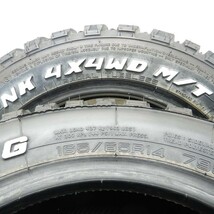 中古タイヤ 165/65r14 スタッドレスタイヤ NANKANG NK 4X4WD M/T 2本セット タンク パッソ ルーミー デリカD:2 中古 14インチ_画像5