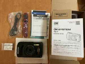 送料無料！ 新品未使用 最新モデルOM Digital Solutions OM SYSTEM TG-7 コンパクトデジタルカメラ ブラック 検索用→オリンパス TG-6 ②