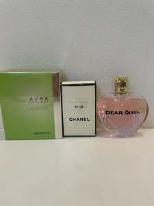 CHANEL シャネル No19 オードパルファム 50ml AURA JACOMO FOR MEN EDT 75ml オーラ ジャコモ DEAR QUEEN 香水 まとめ