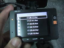 ★ COMTEC 2ndカメラ付き ドライブレコ－ダ－ ZDR-015 動作OK SDカード欠品 ケ－ブル切れ_画像9