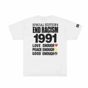 白M goodenough END RACISM Tシャツ fragment Infinite Archives