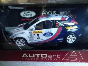 AUTO art 1/18 Ford Focus NO3 WRC モンテカルロ C.Sainz 2001