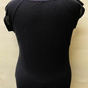CR11384 IBK⑤【特価】 新品 大きい インナーシャツ 4L ブラック UVカット 汗取りパッド 消臭 抗菌 訳あり レディースの画像3