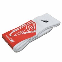 2023秋冬新作【ニューバランス】メンズ ソックス 靴下 白 012-3986003-30 new balance ゴルフ ミディアム シンプル 上質素材 @_画像1