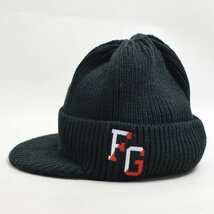 【フィッチェ ゴルフ】メンズ ニットキャップ 黒 229601-09 FICCE GOLF ゴルフ カジュアル ニット帽 おしゃれ かっこいい @_画像2