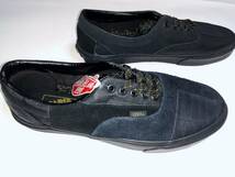 VANS ERA PATCHWORK 28.0cm US10　ヴァンズ エラ パッチワーク BLK 黒 ブラック レザー クレイジーパターン 蛇柄 クロコダイル スエード_画像5