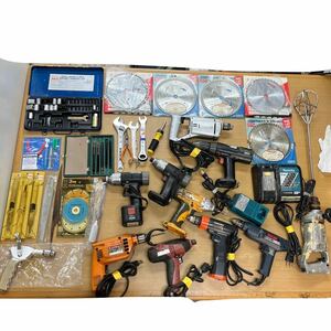 M-988★電動工具 電気ドリル makita 急速充電器 RYOBI インパクトドライバ TOSHIBA HITACHI など まとめ 大量 動作確認済有り ジャンク