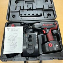 M-985★100サイズ Snap-on スナップオン インパクトレンチ CTJ4850 CTB4185 CTCJ420 本体/バッテリー2個/充電器 動作確認済 ジャンク_画像3