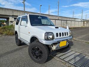 1円売り切り! 平成12年 スズキ ジムニー ターボ リフトアップ 4WD M/Tタイヤ 車検7年5月まで JB23W