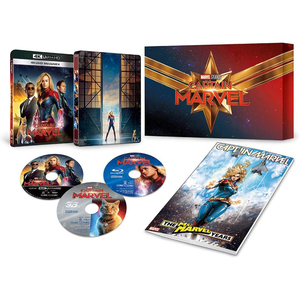 キャプテン・マーベル 4K UHD MovieNEXプレミアムBOX [4K ULTRA HD+3D+ブルーレイ+デジタルコピー+MovieNEXワールド] [Blu-ray]