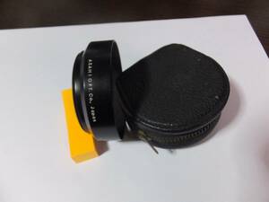 旭光学(Pentax) レンズフード Takmar F:55mm 1:1.8 49mmねじ込み 厚さ19mm ケース付