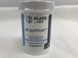 KLAIRE LABS アイ・ビー・サポート　IB Support 42カプセル ビフィズス菌 約2か月分 整腸サプリ 健康 #182768-153 在：7