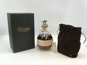 ☆古酒未開栓　 Blanton's ブラントン シングルバレル 750ml 46.5% ウイスキー バーボン 巾着袋 箱付 ケンタッキー　♯192227-23