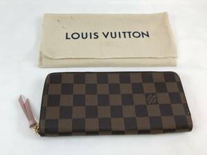 ☆【LOUIS VUITTON】 ルイヴィトン 財布 ダミエ ポルトフォイユ クレマンス N41626（G11128）　♯192781-24