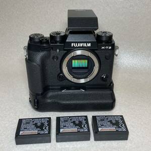 W3-1）FUJIFILM ミラーレスデジタル一眼カメラ X-T2 + VPB-XT2（84）