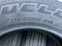 2022年 BRIDGESTONE 175/80R16 DUELER H/L バリ山サマ4本セット、7.48mm_画像7