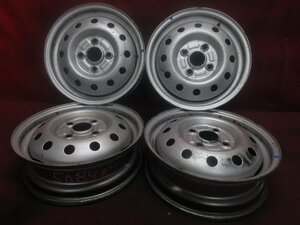 スチール Wheels 4本 Suzuki Genuine CN22S Cervo Classic 13×4.00B 4穴 PCD 100 +45 ハブ径 59◆5084H