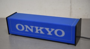 KY11-7　ONKYO LICENSE　電飾看板　オーディオ　点灯確認済み　ノベルティ 販促品　