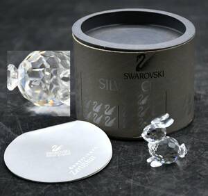 OY11-35【現状品】SWAROVSKI スワロフスキー SILVER CRYSTAL クリスタル うさぎ｜ウサギ・兎｜専用ケース付き｜長期保管品