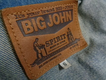 日本製 BIG JOHN デニムジャケット　ジージャン　Ｇジャン　ビッグジョン　_画像9