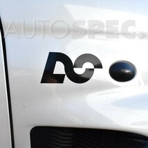 送料無料　　AUTOSPEC.　エンブレムステッカー　80mm　8cm　ブラック　黒　AS　デカール_画像3