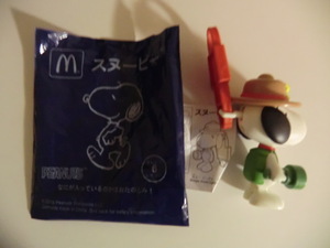  McDonald's happy комплект * Snoopy * светится! Beagle * ska uto* новый товар 