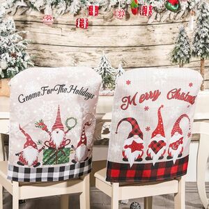 クリスマス サンタクロース 椅子カバー 2個セット パーティー プレゼント 　R725