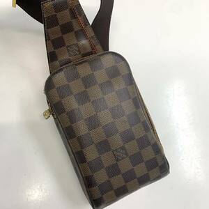 【1円スタート】LOUIS VUITTON ルイヴィトン ダミエ ジェロニモス N51994/シリアルCA1004ボディバッグ ショルダーバッグ ブラウン 茶色