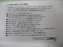 (5145) 長島温泉 湯あみの島 入館券 ナガシマスパーランド 招待券　1枚　有効期限間2024年05月31日まで_画像2