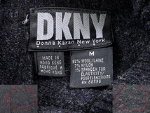 富士屋 ◆ ダナキャランニューヨーク DKNY D-TK 6259 Mサイズ メンズ セーター 黒_画像3