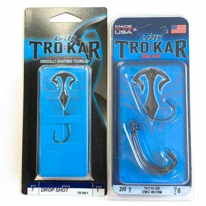 Lazer Trokar ワームフック 2個セット